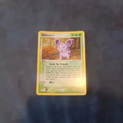 Pokemon TCG Nidoran Reverse EX Fire Red Leaf Green Nintendo 2004 EXC - Image 1