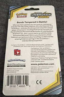 Pokemon TCG Unbroken Bonds Checklane Blister Pack - Pikachu - New, Sealed / MINT - Image 2