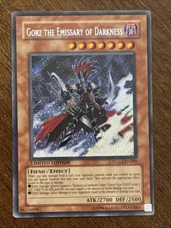 Gorz the Emissary of Darkness DLG1-EN000 Dark Legends Limited Edition Secret LP - Image 1