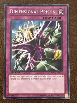 Dimensional Prison SDCR-EN033 Cyber Dragon Revolution 1st Edition Common LP - Image 1