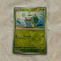 Bulbasaur 001/165 Sv2a: Pokemon Card 151 Regular (Japanese) - Image 1
