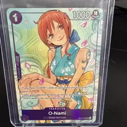 O-Nami OP05-062 One Piece CCG Illustration Box Promo Holo Card - Image 1