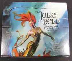 The Julie Bell Fantasy Art Collectors Cards Booster Pack Display Box - EMPTY - Image 1