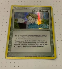 Pokemon Card Celio's Network Crystal Guardians 73/100 Reverse Holo Stamped 2006 - Image 1