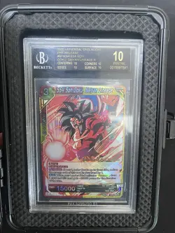 Dragon Ball Super TCG Graded Cards BGS 10 BECKETT BLACK LABEL - Image 2