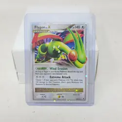 Pokemon Card Flygon Lv.X Ultra Rare Rising Rivals 105/111 HP/MP - Image 1