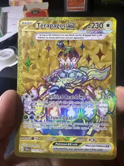 Pokemon TCG Terapagos EX Card 173/142 Stellar Crown Holo - Image 1