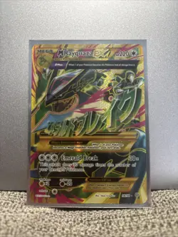 Pokemon TCG Mega-Rayquaza-EX Ancient Origins Holo Card 98/98 Full Art Ultra Rare - Image 1