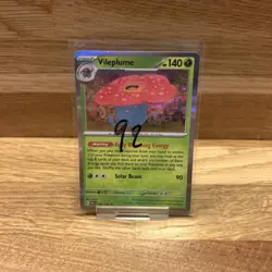 Pokemon Card Vileplume Scarlet & Violet Reverse Holo Rare 045/165 Near Mint - Image 1