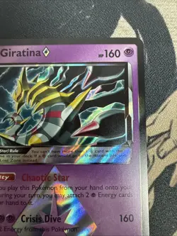 Giratina PRISM STAR Pokemon TCG Holo Card 58/156 SM Ultra Prism NM - Image 3