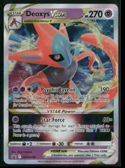 SWSH: Sword & Shield Promo Cards #SWSH268 Deoxys VSTAR - Image 1