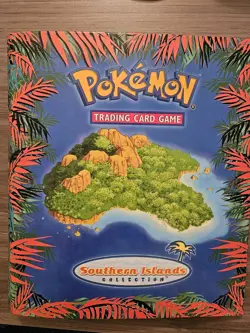 2001 Vintage Pokemon Southern Islands Collection Binder (No Cards, Binder Only) - Image 1