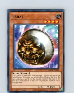 Yu-Gi-Oh TCG Tarai AGOV-EN024 1st Edition Common Card NM - Image 1