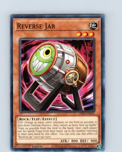 Yu-Gi-Oh TCG Reverse Jar DIFO-EN031 1st Edition Common Card NM - Image 1