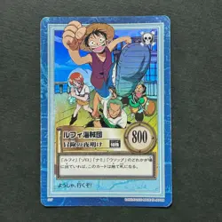 S3224 Straw Hat Crew HOLO One Piece Hyper Battle Carddass Vintage Card Nami N19 - Image 1