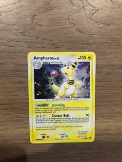 Ampharos Secret Wonders Holo Rare Pokemon Card 1/132 LP - Image 5