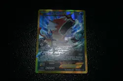 Gyarados EX (Secret) 123/122 Breakpoint Holo Pokemon card GOLD - Image 1