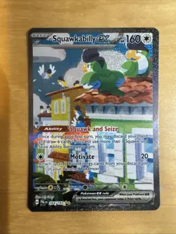 Pokemon TCG Squawkabilly EX 264/193 Paldea Evolved Holo Card, Sir Full Art NM - Image 1