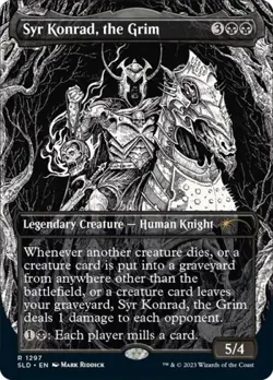 MTG English Syr Konrad, the Grim NM Foil Secret Lair - Image 1
