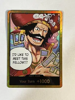 DON!! Card (Gol.D.Roger) (Gold) Carrying On His Will Foil - Image 1