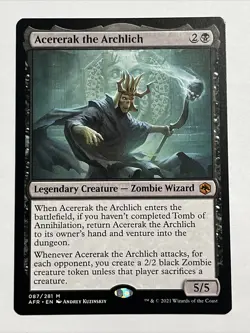 Acererak The Archlich - AFR - MTG - Hoovers' Cards - Image 1