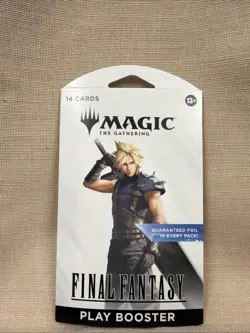 Magic: The Gathering Final Fantasy Booster Pack Sealed - Cardboard Hanger: NEW - Image 1