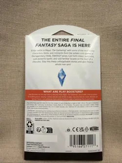 Magic: The Gathering Final Fantasy Booster Pack Sealed - Cardboard Hanger: NEW - Image 2