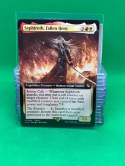 Sephiroth, Fallen Hero EXTENDED - 0182 - Rare - Final Fantasy FIC MTG - Image 1
