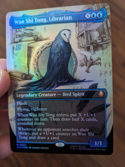 MTG TLA #320 Wan Shi Tong, Librarian NM EN Borderless Foil Mythic - Image 1