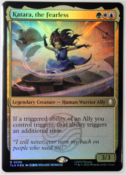 Katara, the Fearless #230 R Foil NEW MTG TLA - Image 1