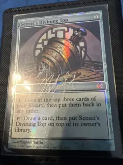 Sensei’s Diving Top From The Vault Foil Played SIGNED BY RICHARD GARFIELD - Image 1