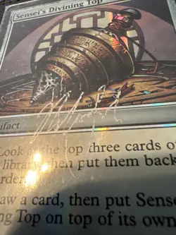 Sensei’s Diving Top From The Vault Foil Played SIGNED BY RICHARD GARFIELD - Image 2
