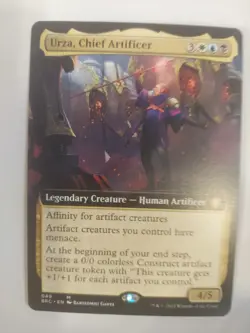 Urza, Chief Artificer (Extended Art) [The Brothers' War Commander] 49 Regular - Image 1