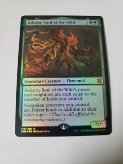 1x Ashaya, Soul of the Wild FOIL Zendikar Rising NM 179 x1 - Image 1