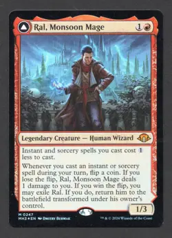 Ral, Monsoon Mage (Foil) (M) 0247 - MTG Modern Horizons 3 (MH3) - Image 1