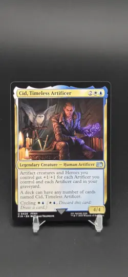 Magic the Gathering Cid, Timeless Artificer Final Fantasy NM/MT 0420 - Image 1
