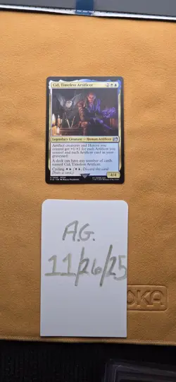 Magic the Gathering Cid, Timeless Artificer Final Fantasy NM/MT 0420 - Image 3
