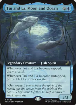 Tui and La, Moon and Ocean (Extended Art) - FOIL - R Avatar: The Last Airbender: - Image 1