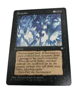 Magic The Gathering Icequake Sorcery Ice Age Uncommon - Image 1