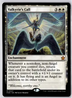 Valkyrie's Call Foundations Regular NM Mythic 0027 - Image 1