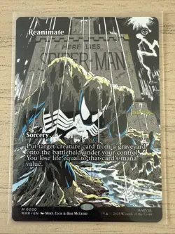 Reanimate (Borderless) (NM) - Marvel's Spider-Man - Magic the Gathering - Image 1
