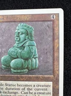 Jade Statue Magic The Gathering MTG Unlimited LP - Image 4