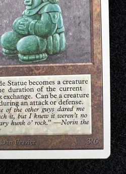 Jade Statue Magic The Gathering MTG Unlimited LP - Image 5