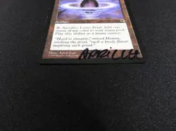 Lotus Petal Signed DMG [Tempest] Inked Edges Mtg Magic Free Tracking! - Image 3