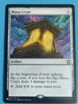 Mana Crypt (Light Played) The List Reprints (LIST) - MTG Magic The Gathering - Image 1