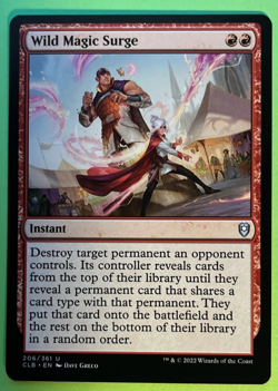 Wild Magic Surge CLB 206 MTG NM/M Never Played - Image 1