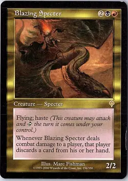 Blazing Specter R Invasion 236 LP MTG - Image 1