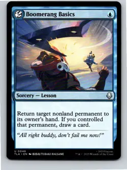 Magic the Gathering Boomerang Basics Avatar: The Last Airbender MTG Free Ship! - Image 1