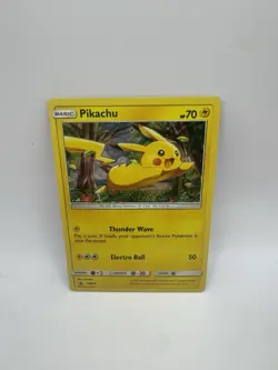 POKEMON SUN & MOON PIKACHU PROMO HOLO SM04 TCG HOLO - Image 1