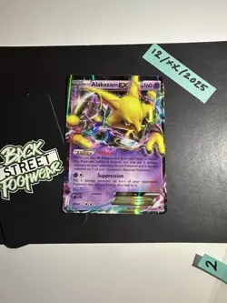 Alakazam EX 25/124, Holo, XY Fates Collide, Pokemon TCG, Ultra Rare, 2016, NM - Image 1